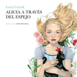Alicia a través del espejo – Lewis Carroll, portada del audiolibro