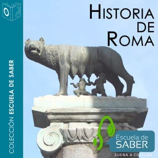 Roma – Pedro López Barja de Quiroga, portada del audiolibro