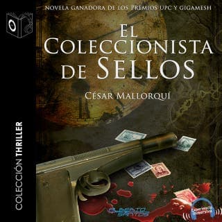 El coleccionista de sellos - dramatizado – César Mallorquí, portada del audiolibro