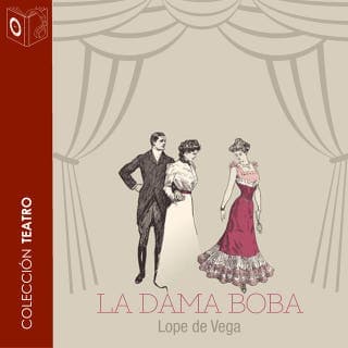 La dama boba - Dramatizado – Lope de Vega, portada del audiolibro