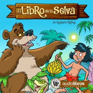 El libro de la selva – Rudyard Kipling, portada del audiolibro