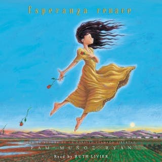Esperanza renace – Pam Muñoz Ryan, portada del audiolibro