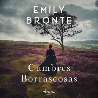 Cumbres Borrascosas – Emily Brontë, portada del audiolibro