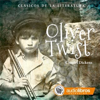Oliver Twist – Charles Dickens, portada del audiolibro