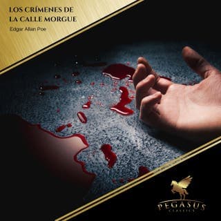 Los crímenes de la calle Morgue – Edgar Allan Poe, portada del audiolibro