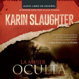 Mujer oculta – Karin Slaughter, portada del audiolibro