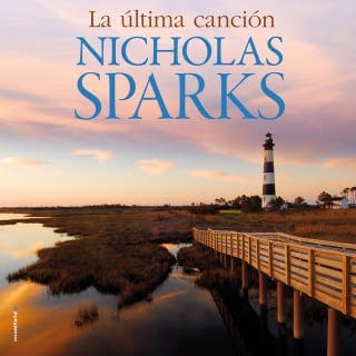 La última canción – Nicholas Sparks, portada del audiolibro