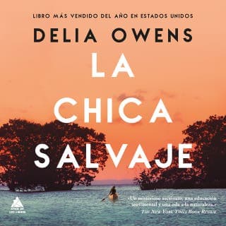 La chica salvaje – Delia Owens, portada del audiolibro