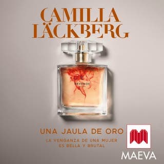 Una jaula de oro – Camilla Läckberg, portada del audiolibro
