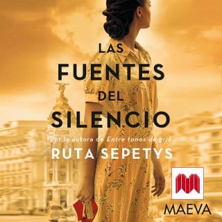 Las fuentes del silencio – Ruta Sepetys, portada del audiolibro
