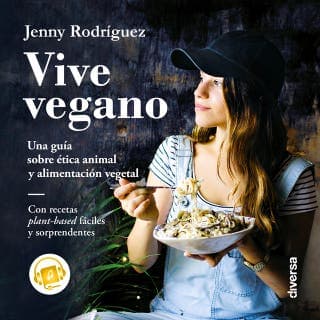 Vive vegano – Jenny Rodríguez, portada del audiolibro