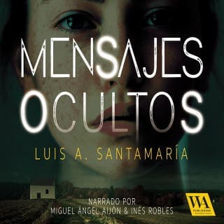 Mensajes ocultos – Luis A. Santamaría, portada del audiolibro