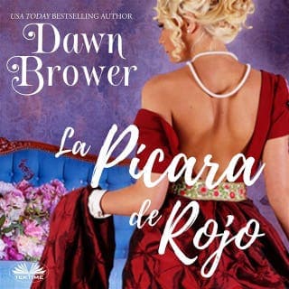 La pícara de rojo – Dawn Brower, portada del audiolibro
