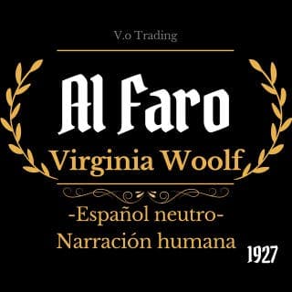 Al Faro – Virginia Woolf, portada del audiolibro