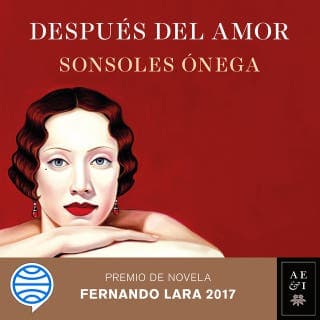 Después del amor – Sonsoles Ónega, portada del audiolibro