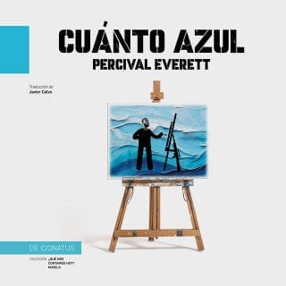 Cuánto azul – Percival Everett, portada del audiolibro