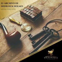 El archivo de Sherlock Holmes – Arthur Conan Doyle, portada del audiolibro