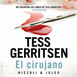 El Cirujano – Tess Gerritsen, portada del audiolibro