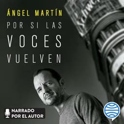 Por si las voces vuelven – Ángel Martín, portada del audiolibro