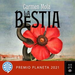 La Bestia – Carmen Mola, portada del audiolibro